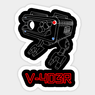 V-4D3R Sticker